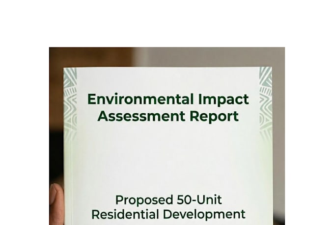 prepare a professional environmental impact assessment and sustainability report